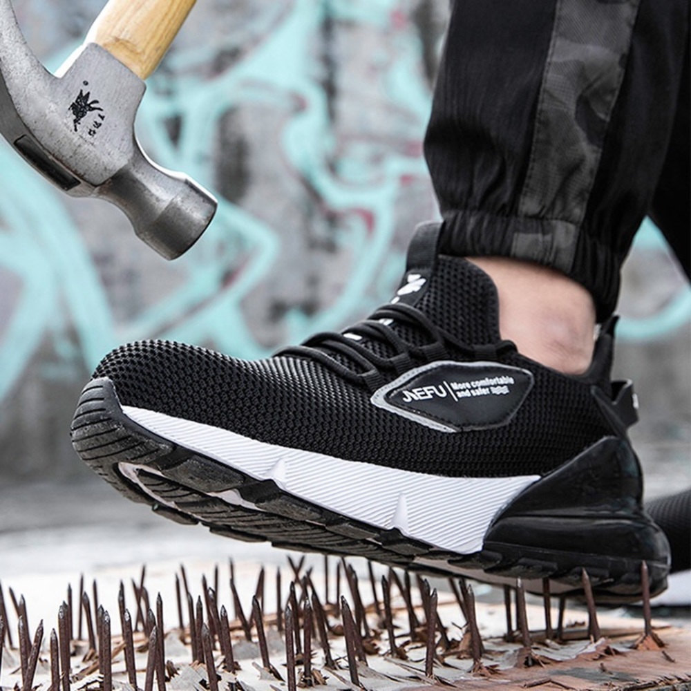 Zapatos de trabajo para hombres y mujeres cn acero